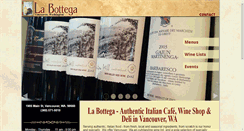 Desktop Screenshot of labottegafoods.com